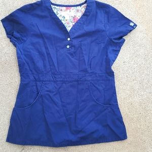 Koi Scrub Top